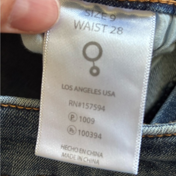 NWT Insane Gene Jeans Wide Leg Flare Raw Hem Size 28 Women’s jeans - Picture 9 of 13